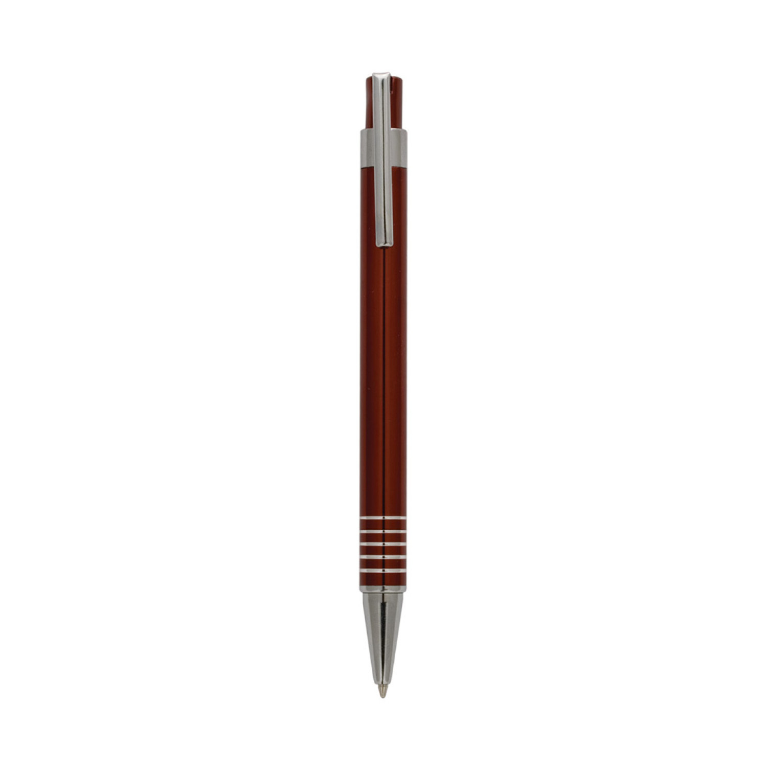 Метална химикалка 7001, тъмно червен