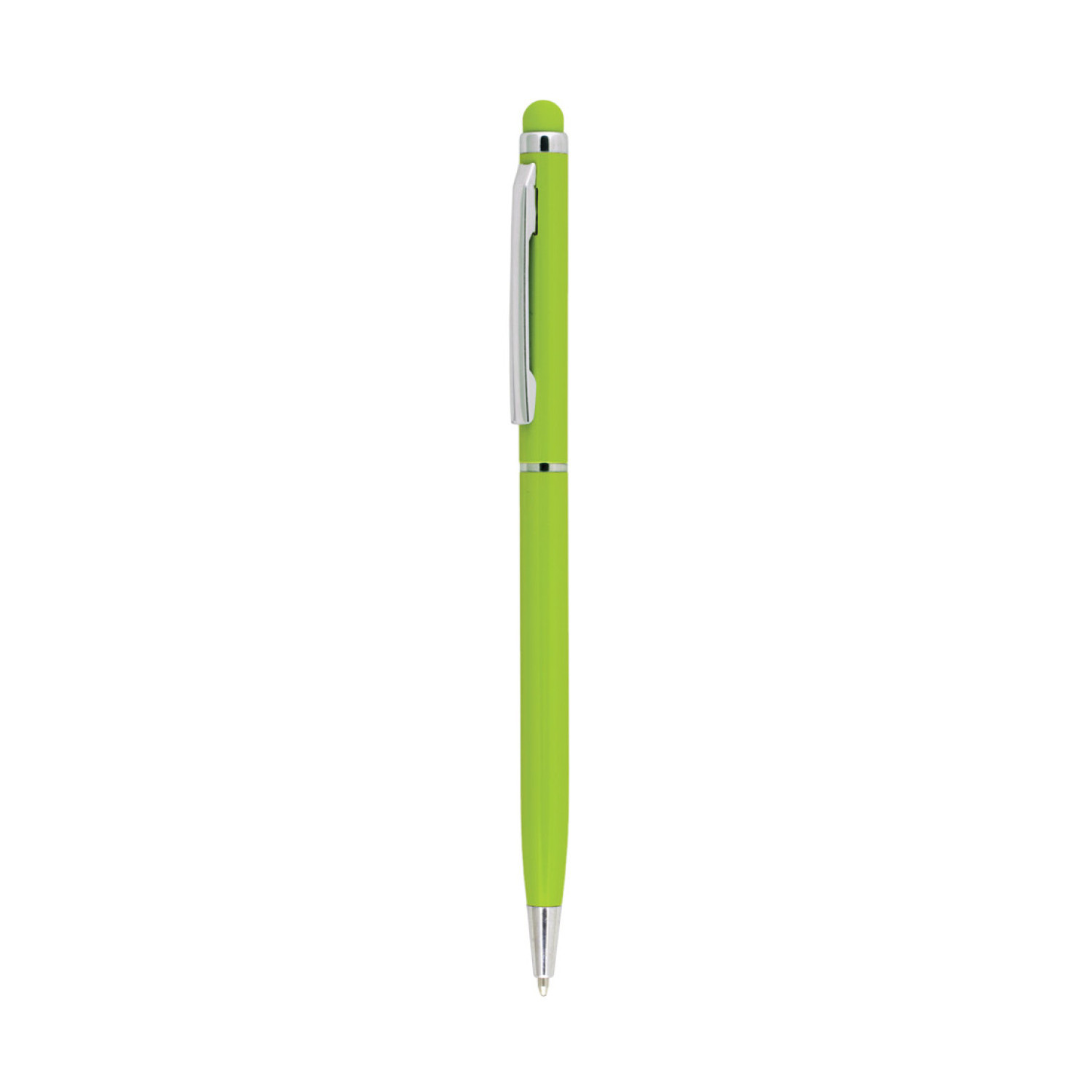 Метална химикалка MP-7110D, за тъч скрийн, светло зелен
