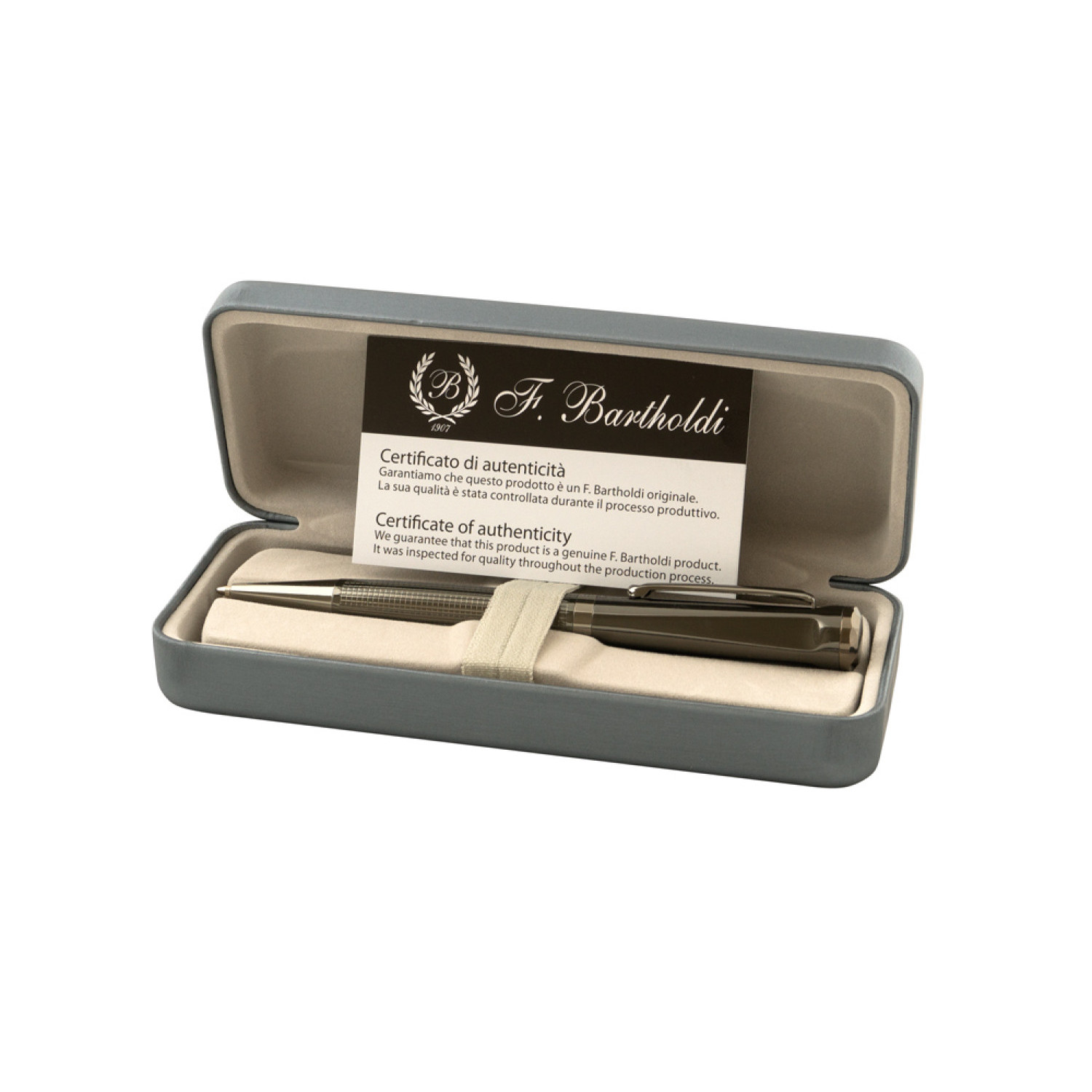 Mетална химикалка Alpina 2138-Box, в кутия, сив
