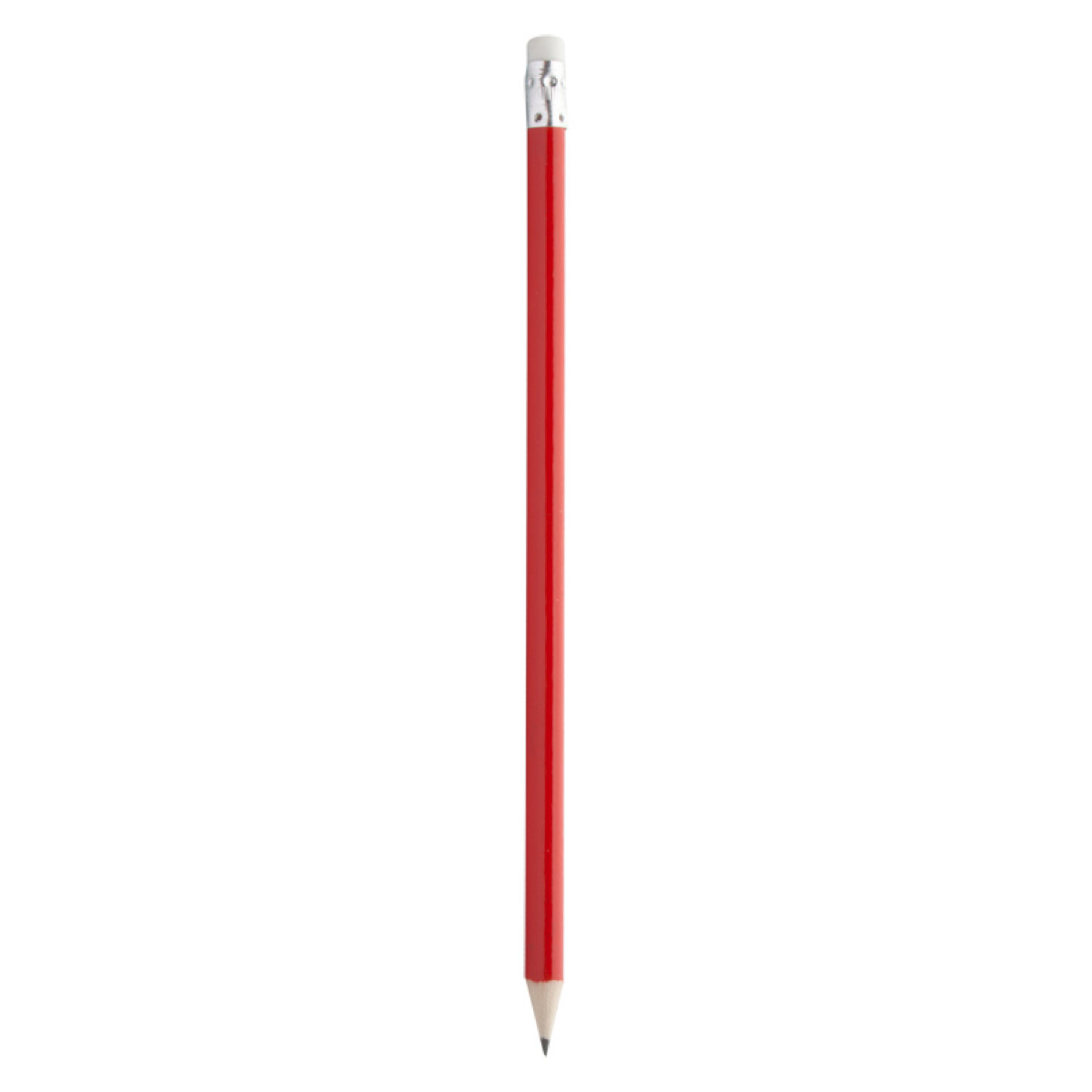 Молив 13019, червен с гума