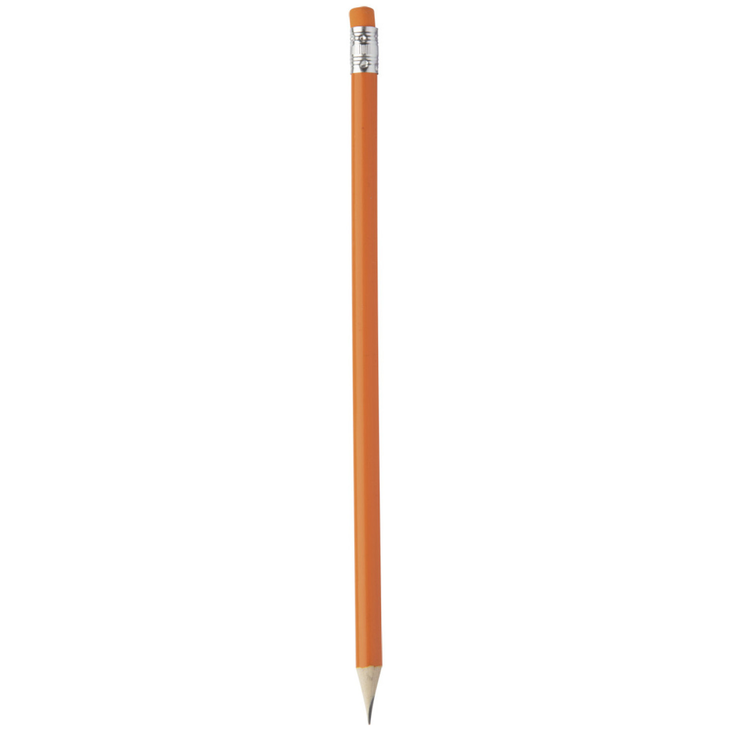 Молив 13023, оранжев с цветна гума