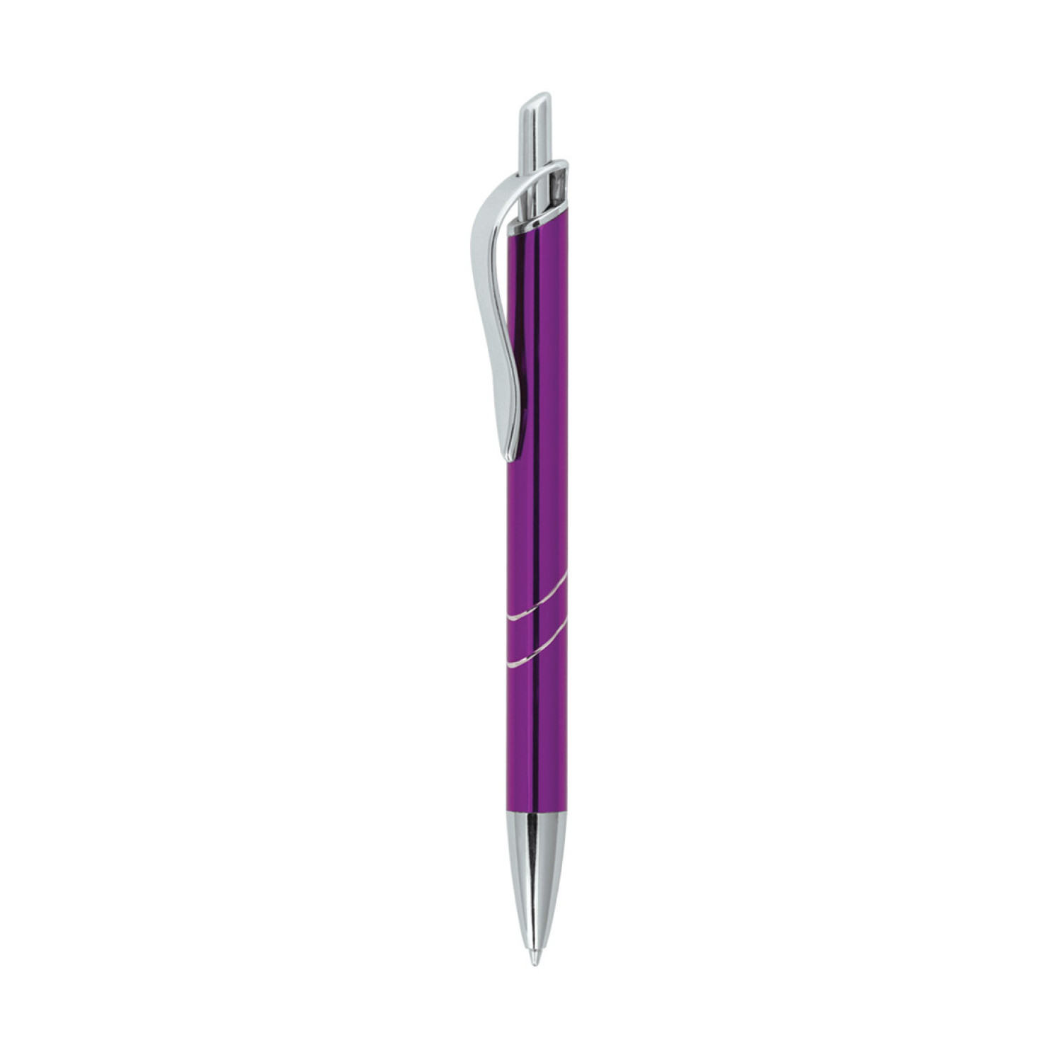 Метална химикалка 7004, лилав