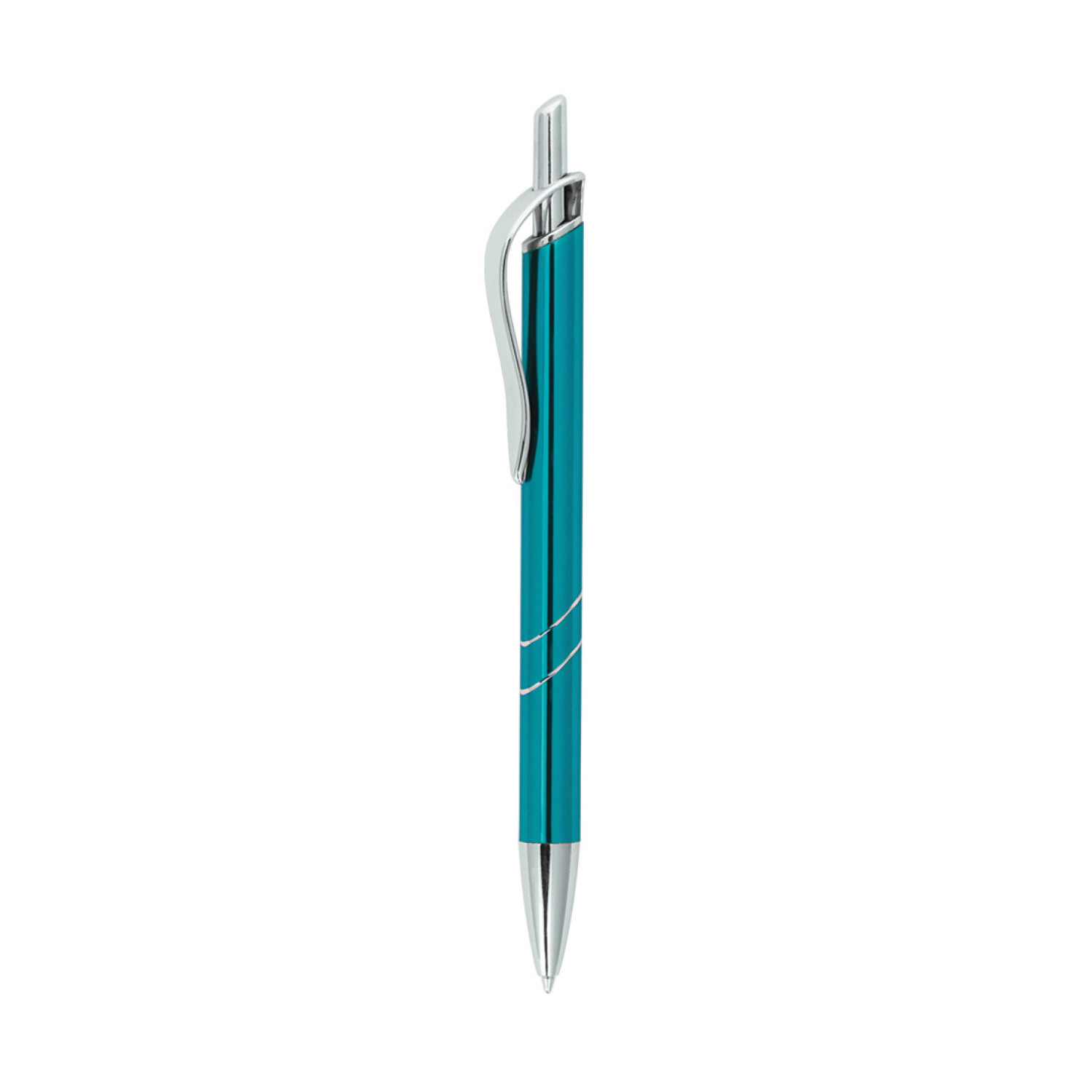 Метална химикалка 7004, светло зелен